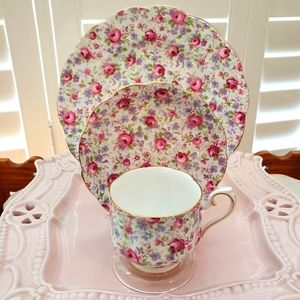 Vintage Royal Albert (3) piece teacup set